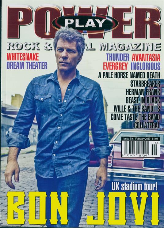 Power Play magazine FEB 2019: Jon Bon Jovi Cover Story