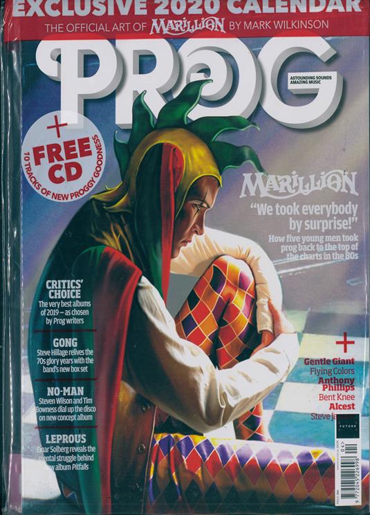 NEW Prog Magazine #104 Dec 2019 ft. Marillion with 2020 Calendar & 10-track CD