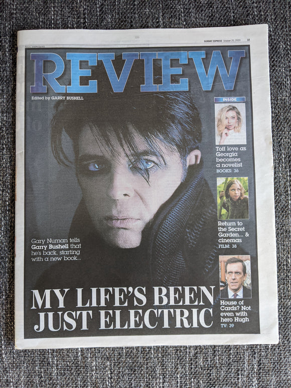 UK Express Review 25 October 2020: Gary Numan Cover