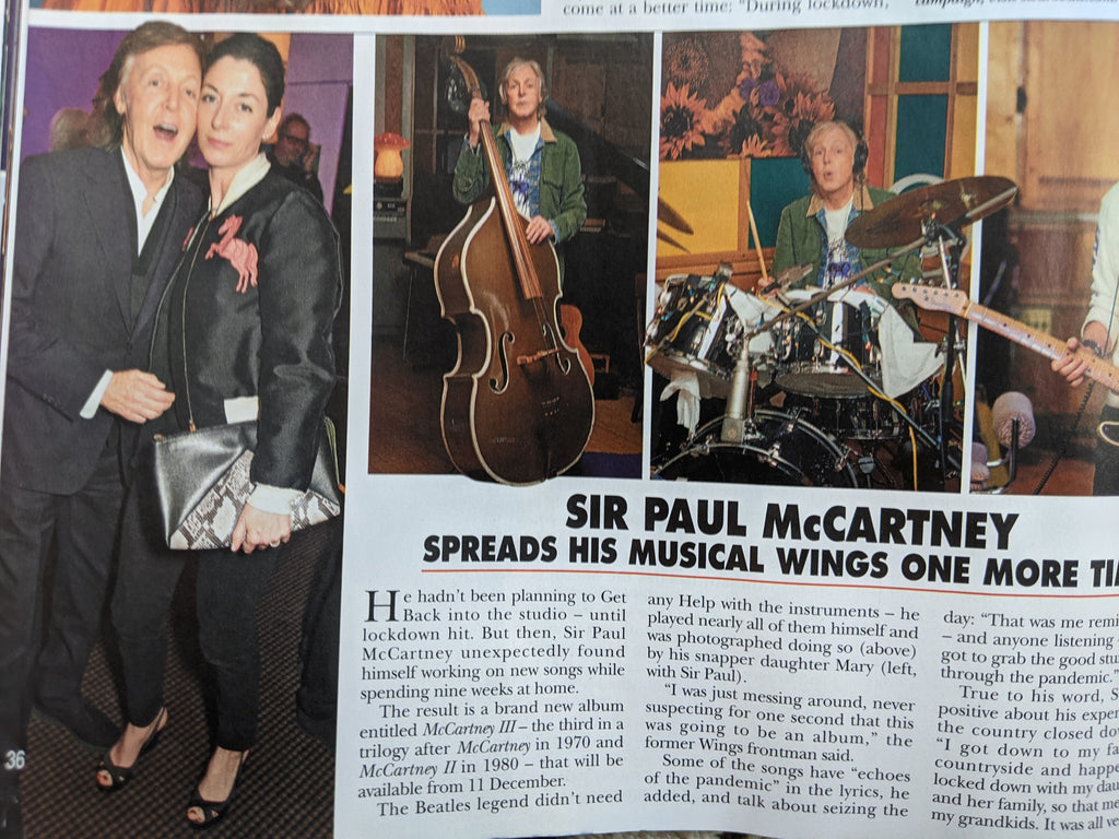 UK Hello! Magazine November 2020 Shirley Bassey Paul McCartney