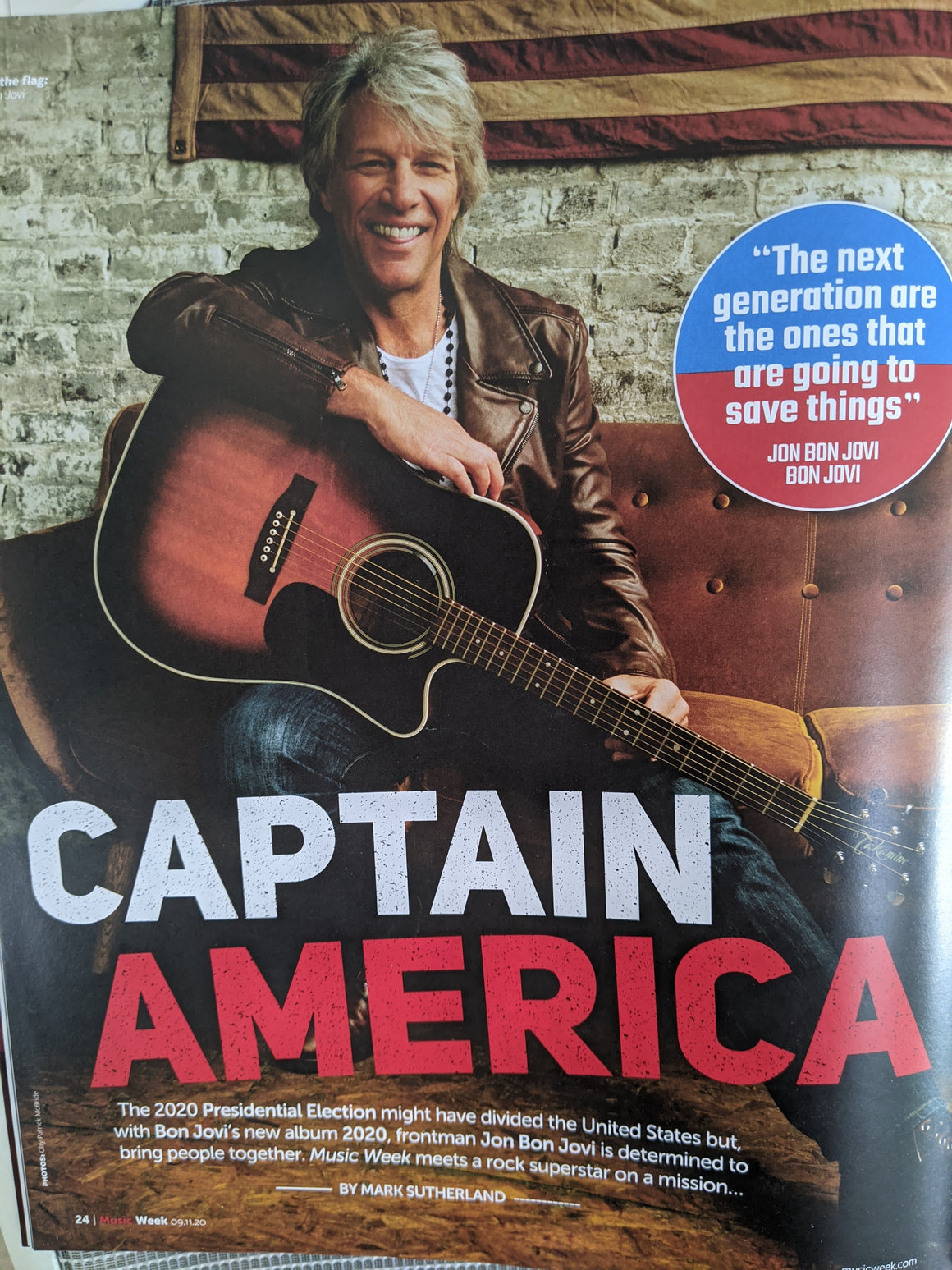UK Music Week Magazine November 2020 Jon Bon Jovi McFly