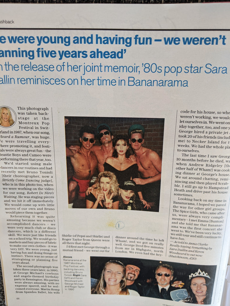 UK Telegraph Magazine November 2020 Glenn Close Bananarama Sara Dallin