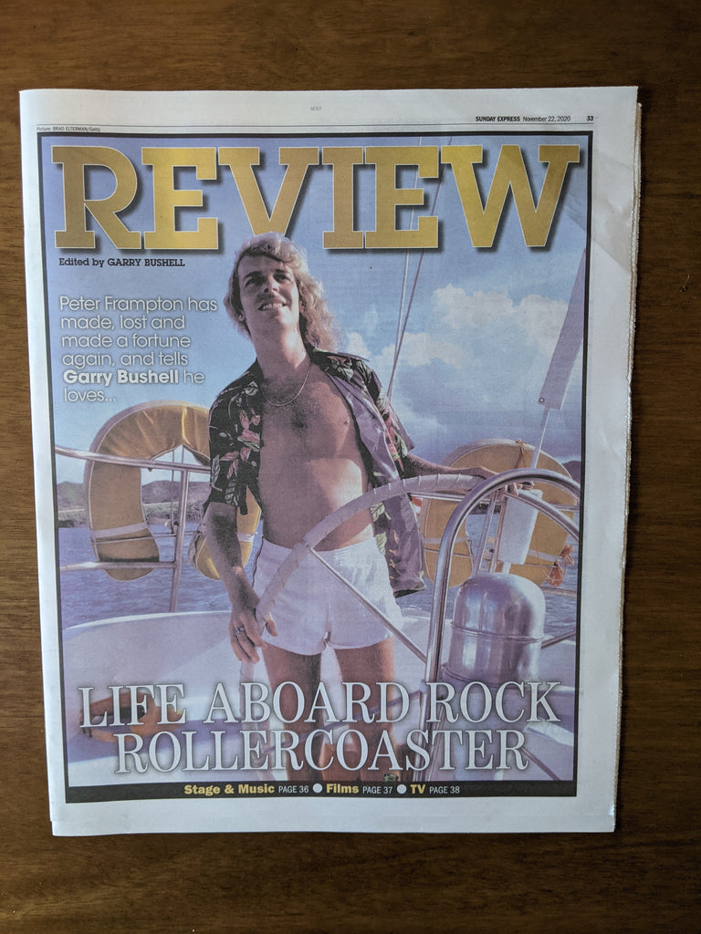 UK Express Review November 2020: Peter Frampton Cover