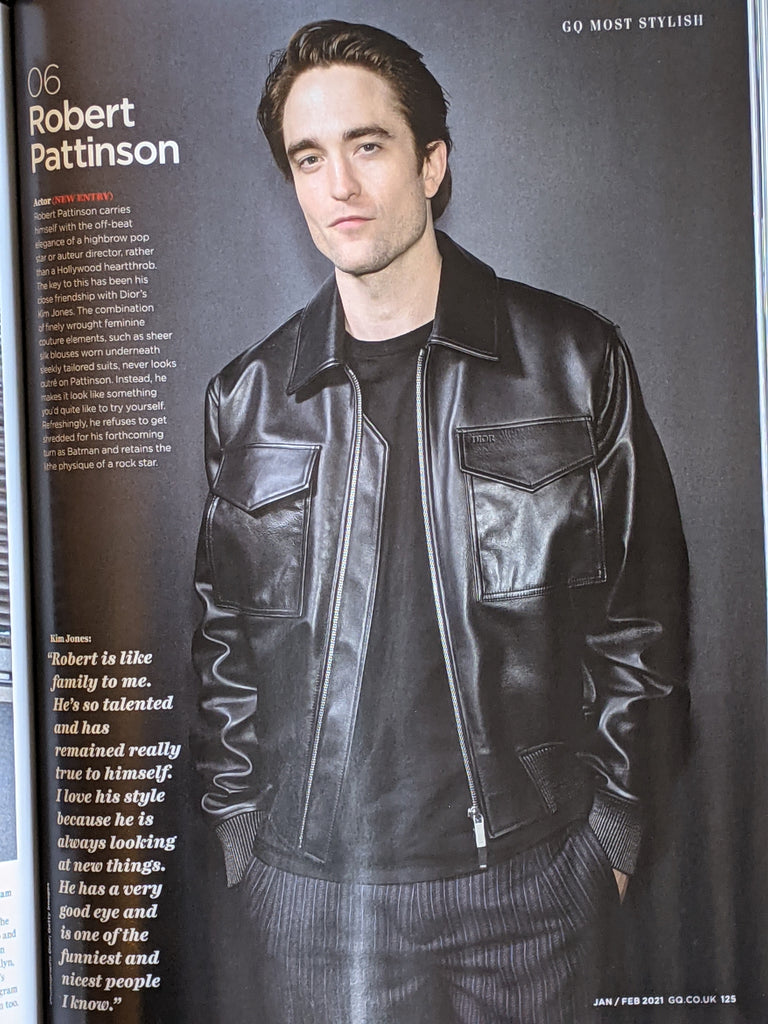 British GQ Magazine Jan 2021: Harry Styles Timothee Chalamet Robert Pattinson