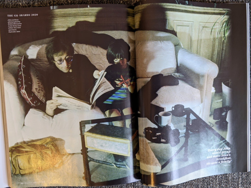 British GQ Magazine January 2021: John Lennon Icons Special