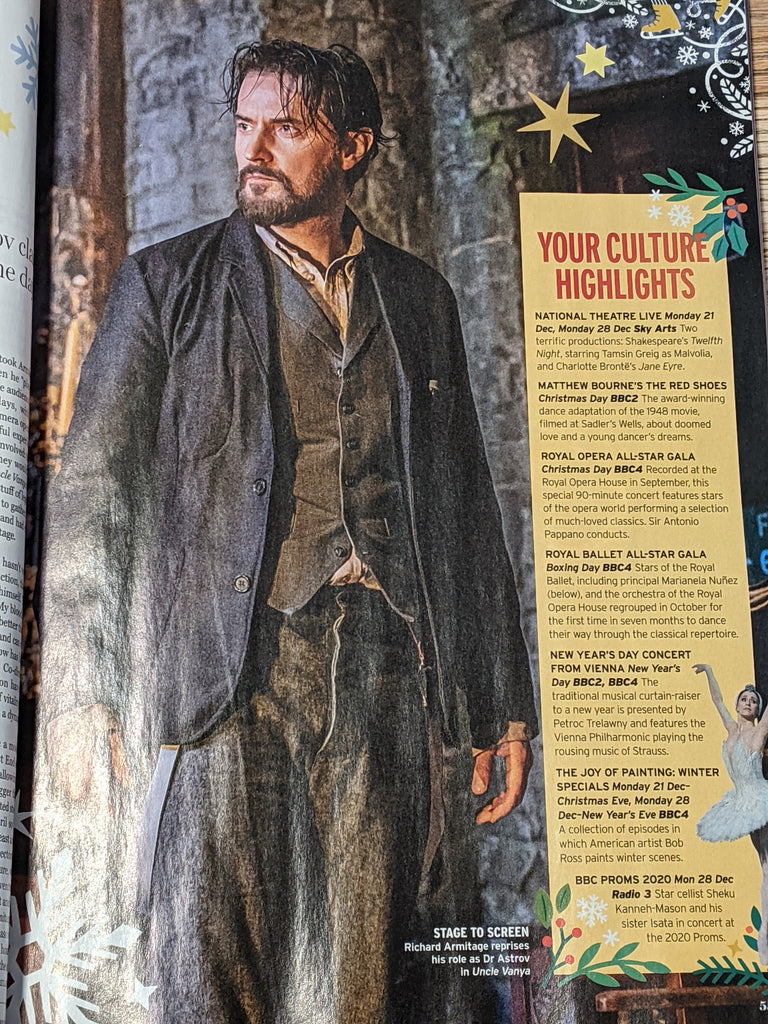 Radio Times Magazine Christmas 2020: RICHARD ARMITAGE Victoria Wood DAWN FRENCH
