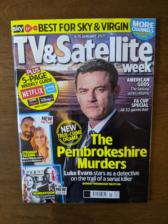 TV & Satellite magazine 12 Dec 2020 Luke Evans The Pembrokeshire Murders