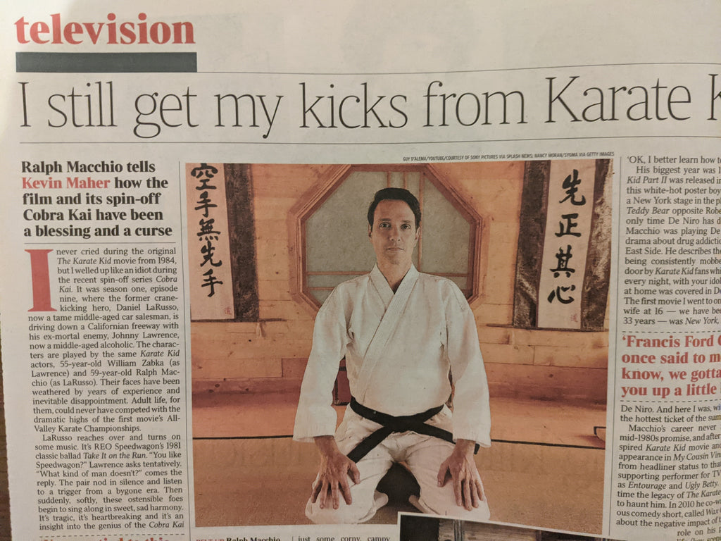 UK Times Review January 2021: LUKE EVANS COVER FEATURE Ralph Macchio COBRA KAI