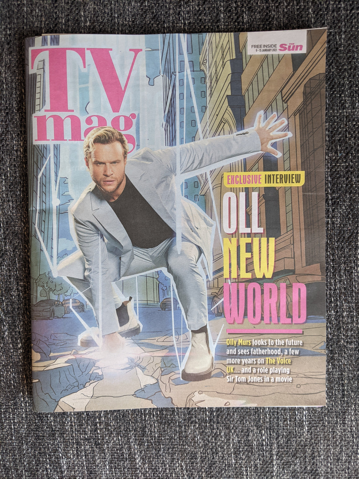 SUN TV Magazine 01/2021: OLLY MURS Charley Webb LUKE EVANS Giovanna Fletcher
