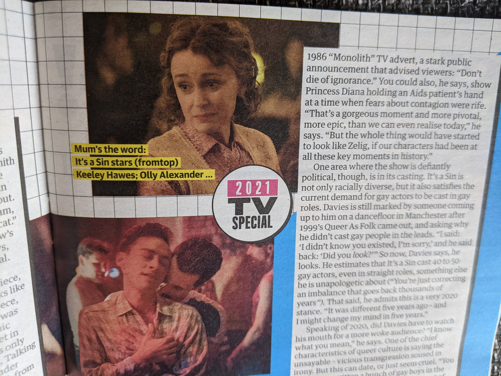 GUIDE Magazine 01/2021: OLLY ALEXANDER Keeley Hawes IT'S A SIN David Bowie