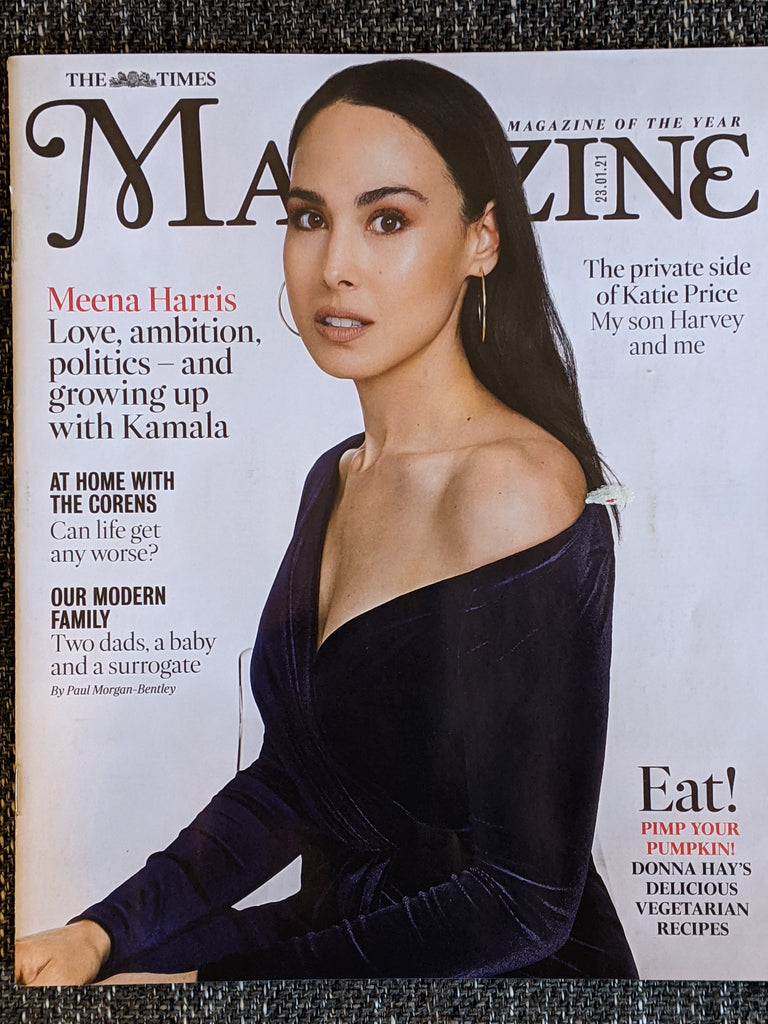 UK TIMES Magazine January 2021: MEENA HARRIS COVER FEATURE Kamala