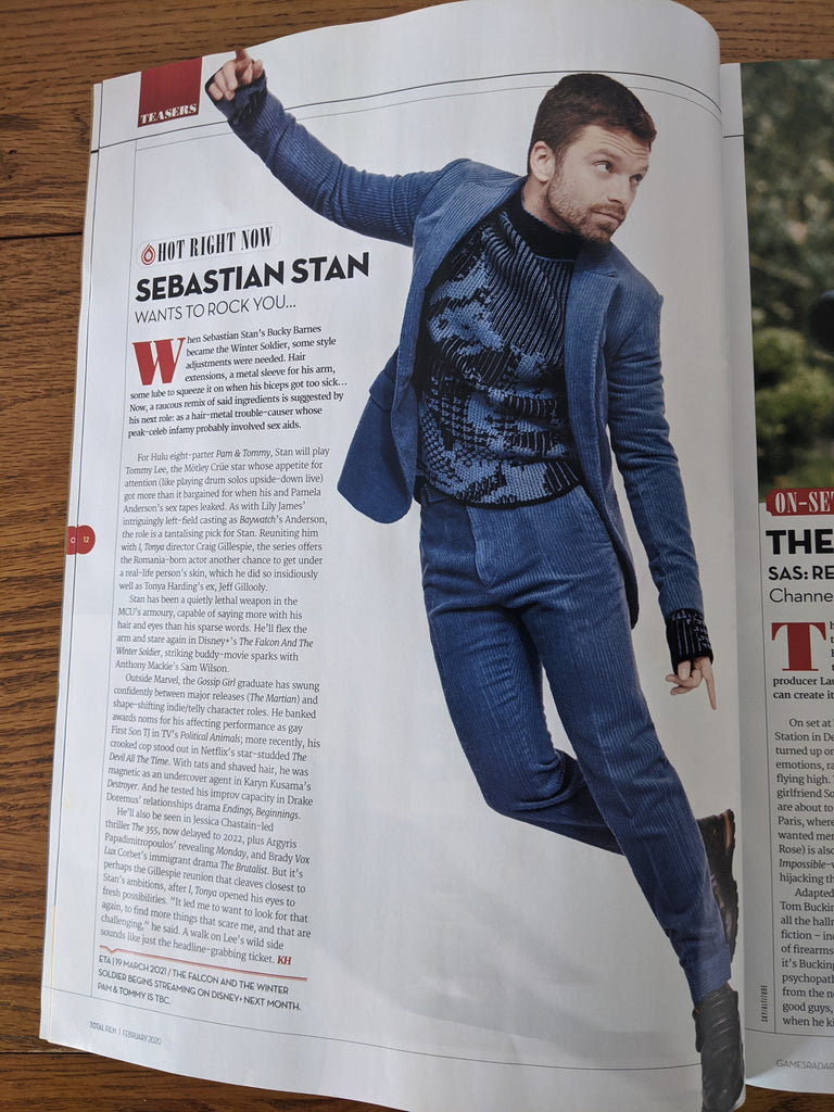 Total Film Magazine February 2021 Sebastian Stan James Norton Gerard Butler