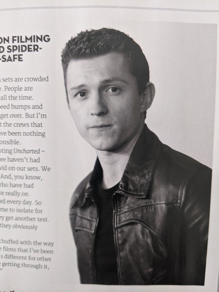 Tom Holland in Cherry UK Total Film Magazine February 2021