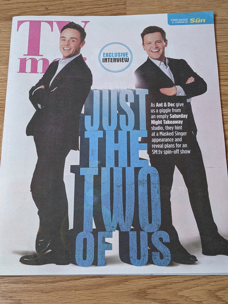 SUN TV Magazine 02/2021: ANT & DEC Nicola Walker RYAN PHILLIPPE Sally Dexter