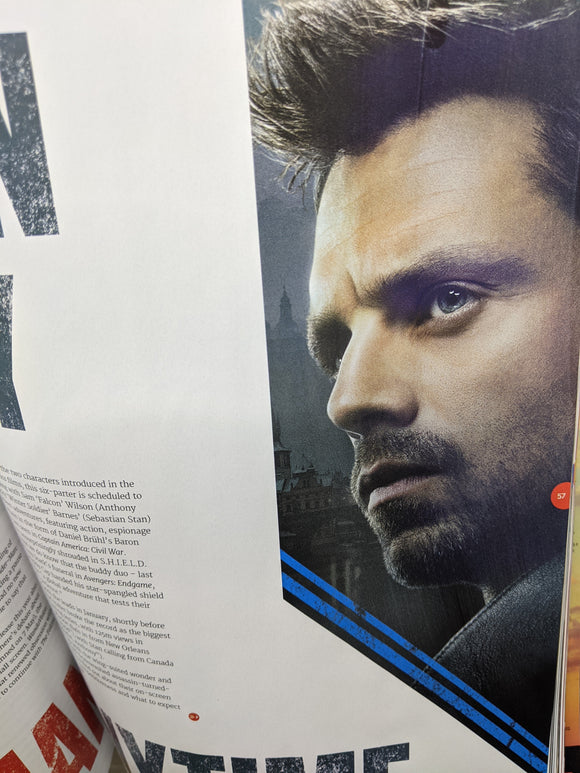 UK Total Film Magazine March 2021 The Falcon And The Winter Soldier Sebastian Stan
