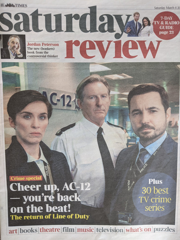 UK Times Review March 2021 John Simm interview VICKY McClure Line of Duty
