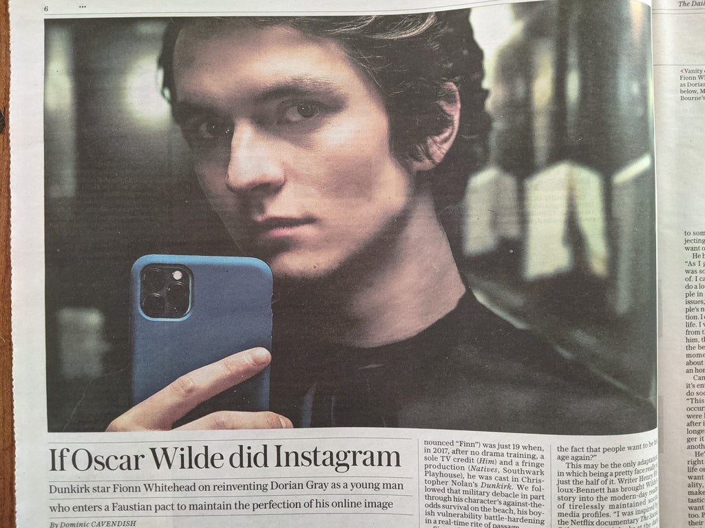 Telegraph Review 13rd March 2021 FIONN WHITEHEAD Interview
