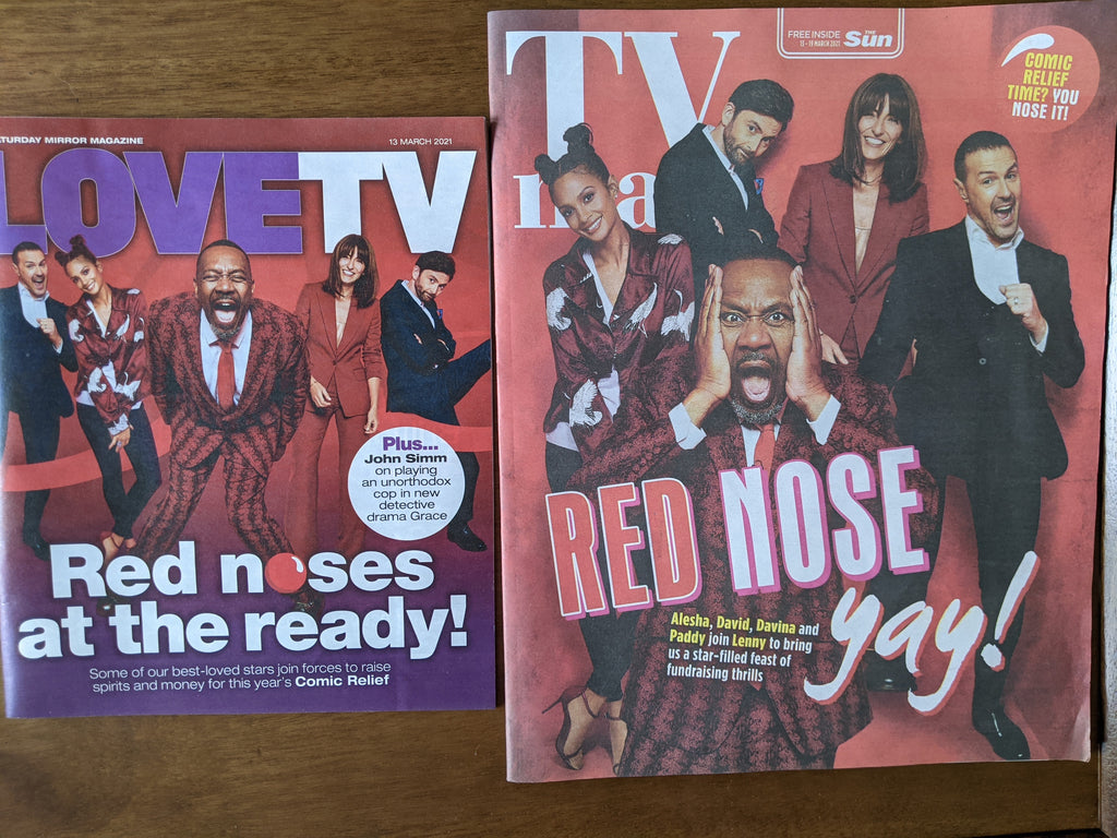 SUN TV Magazine & Love TV 13 March 2021 Set David Tennant Comic Relief John Simm