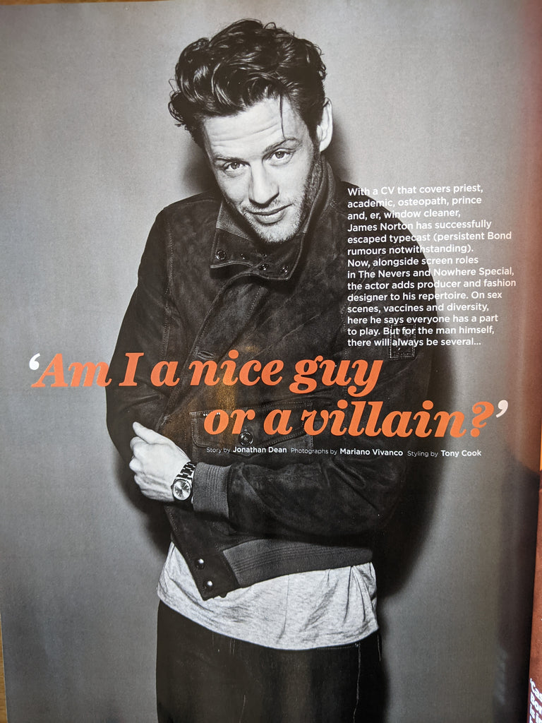British GQ Magazine May 2021: James Norton