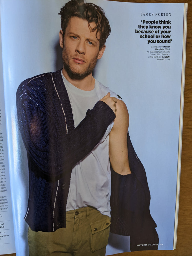 British GQ Magazine May 2021: James Norton