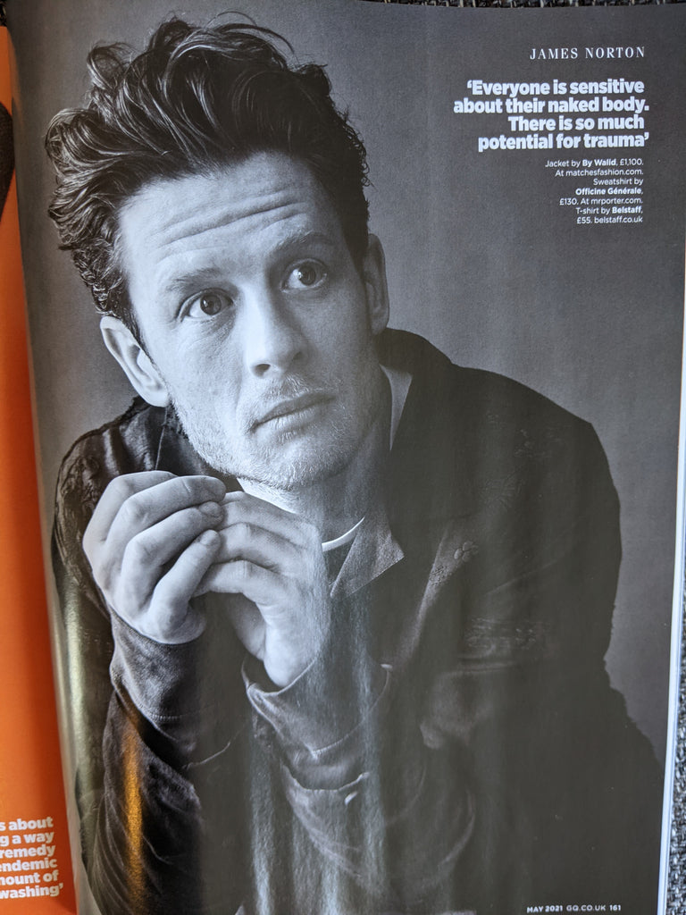 British GQ Magazine May 2021: James Norton