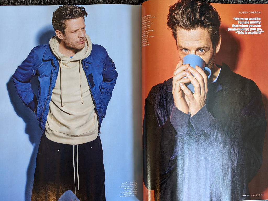 British GQ Magazine May 2021: James Norton