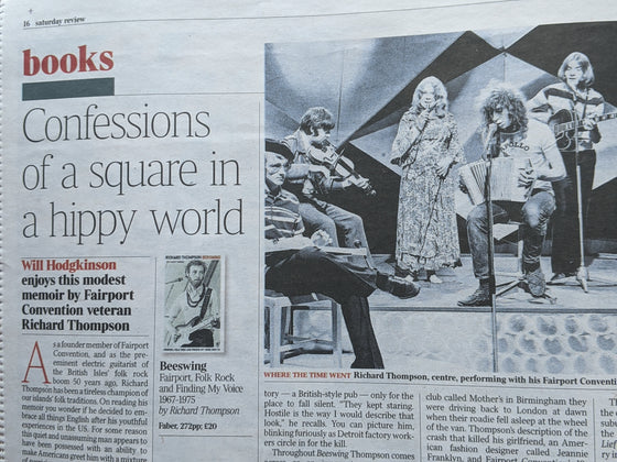 UK Times Review April 2021 ANDREW LLOYD WEBBER COVER FEATURE Richard Thompson