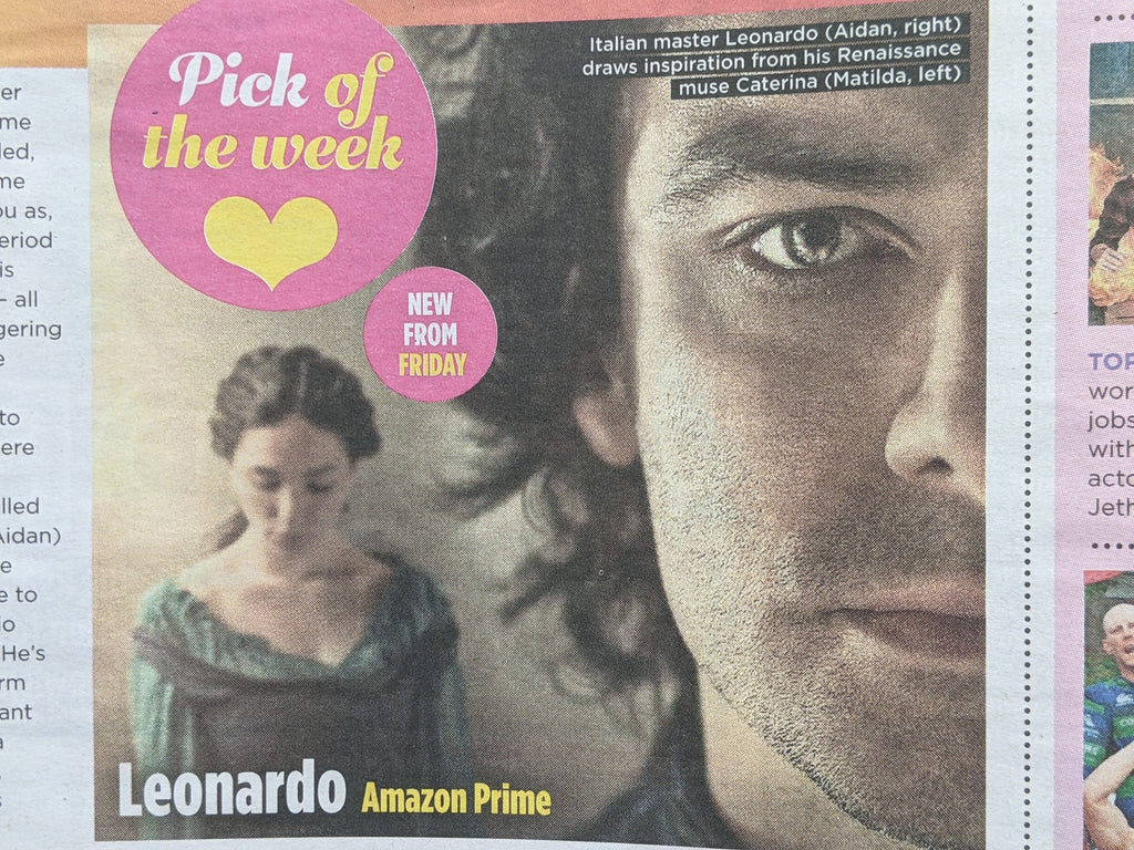 UK Sun TV Magazine 10 April 2021 Aidan Turner Leonard