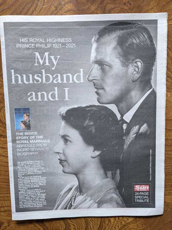 PRINCE PHILIP TRIBUTE ISSUE: UK The Sun Souvenir 11th April 2021 NEW