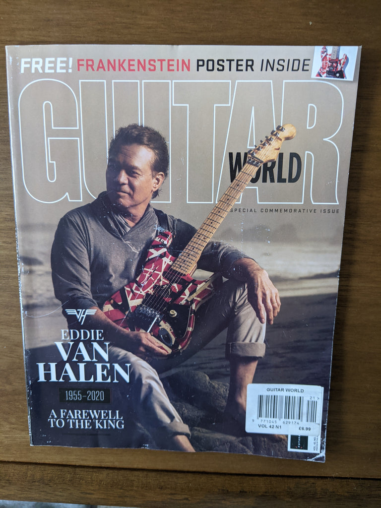Guitar World Magazine Eddie Van Halen 1955-2020 January 2021 (Defective Copy)