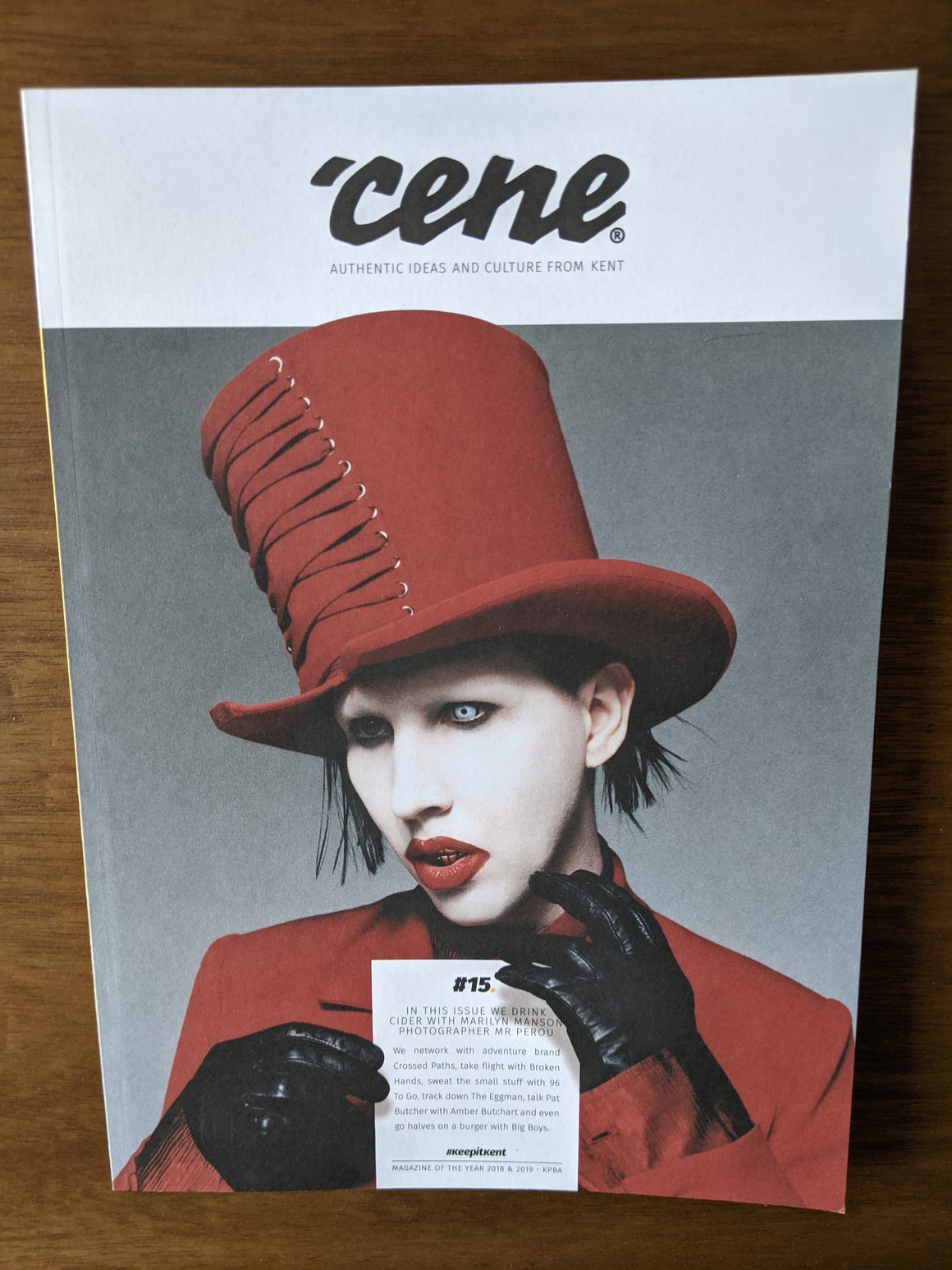 'Cene Magazine #15 Marilyn Manson Cover - Interview with Mr Perou