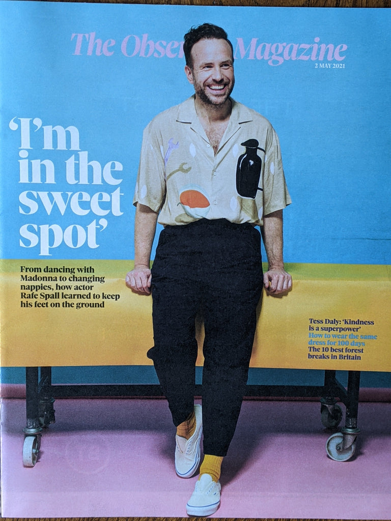 UK OBSERVER Magazine May 2021: RAFE SPALL COVER FEATURE