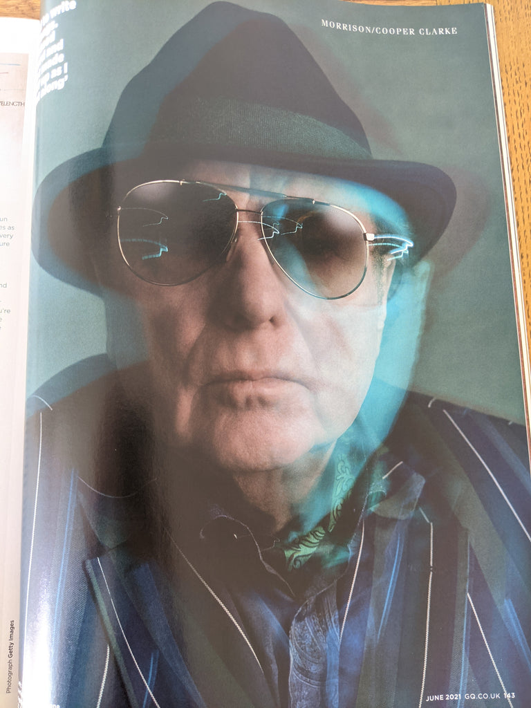 British GQ Magazine June 2021: Van Morrison & John Cooper Clarke