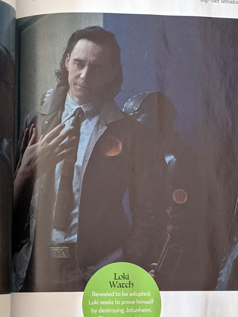 Total Film Magazine June 2021: TOM HIDDLESTON Loki World Exclusive
