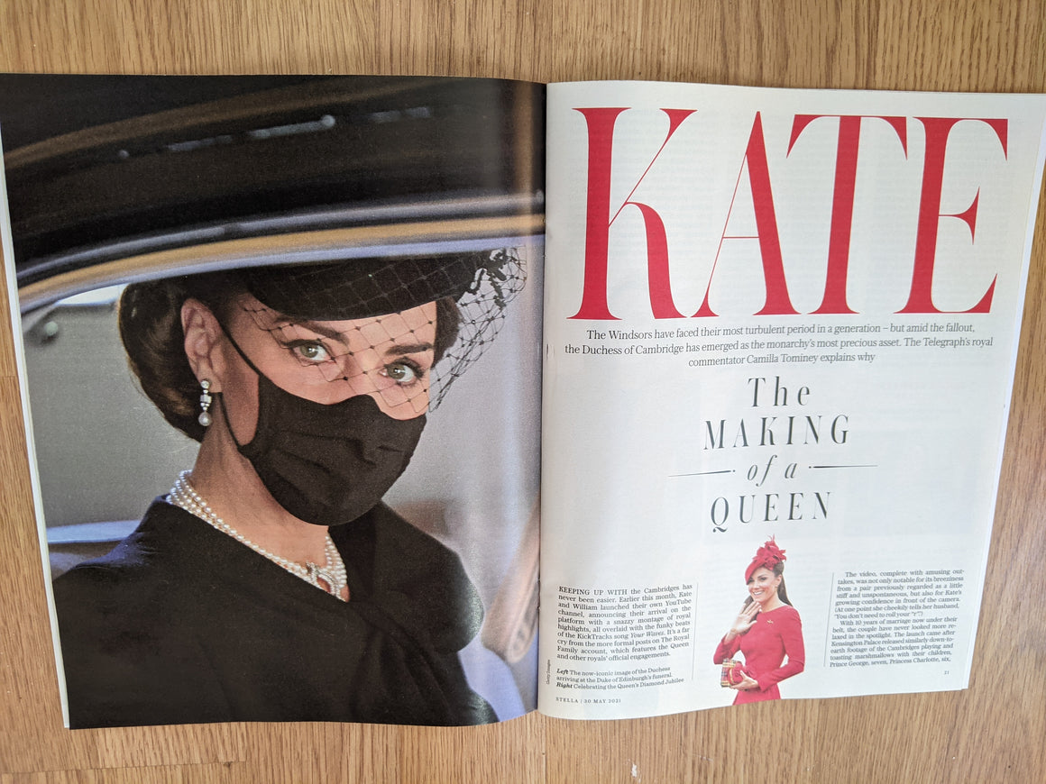 STELLA MAGAZINE May 2021: CATHERINE ZETA-JONES COVER FEATURE Kate Middleton