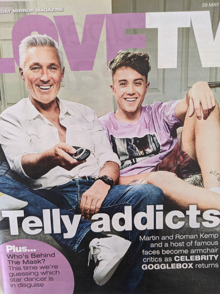 LOVE TV Magazine 05/2021: MARTIN KEMP & ROMAN KEMP COVER FEATURE Gary Barlow