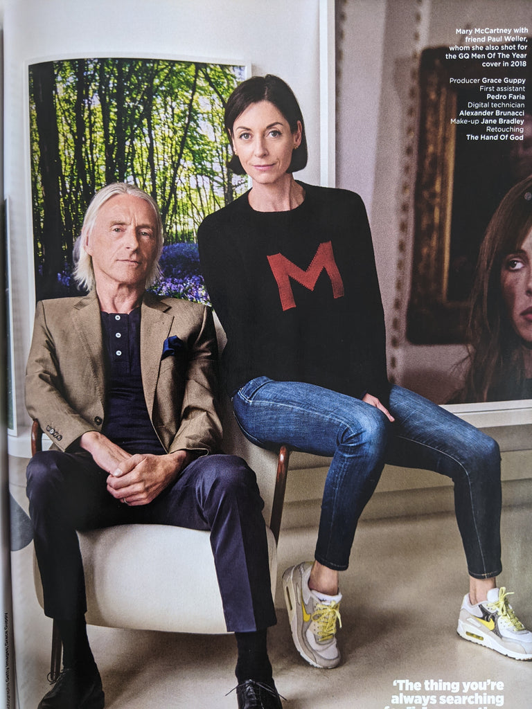British GQ Magazine July 2021 Paul Weller in Conversation with Mary McCartney