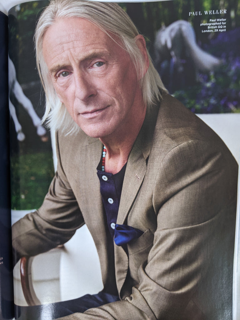 British GQ Magazine July 2021 Paul Weller in Conversation with Mary McCartney