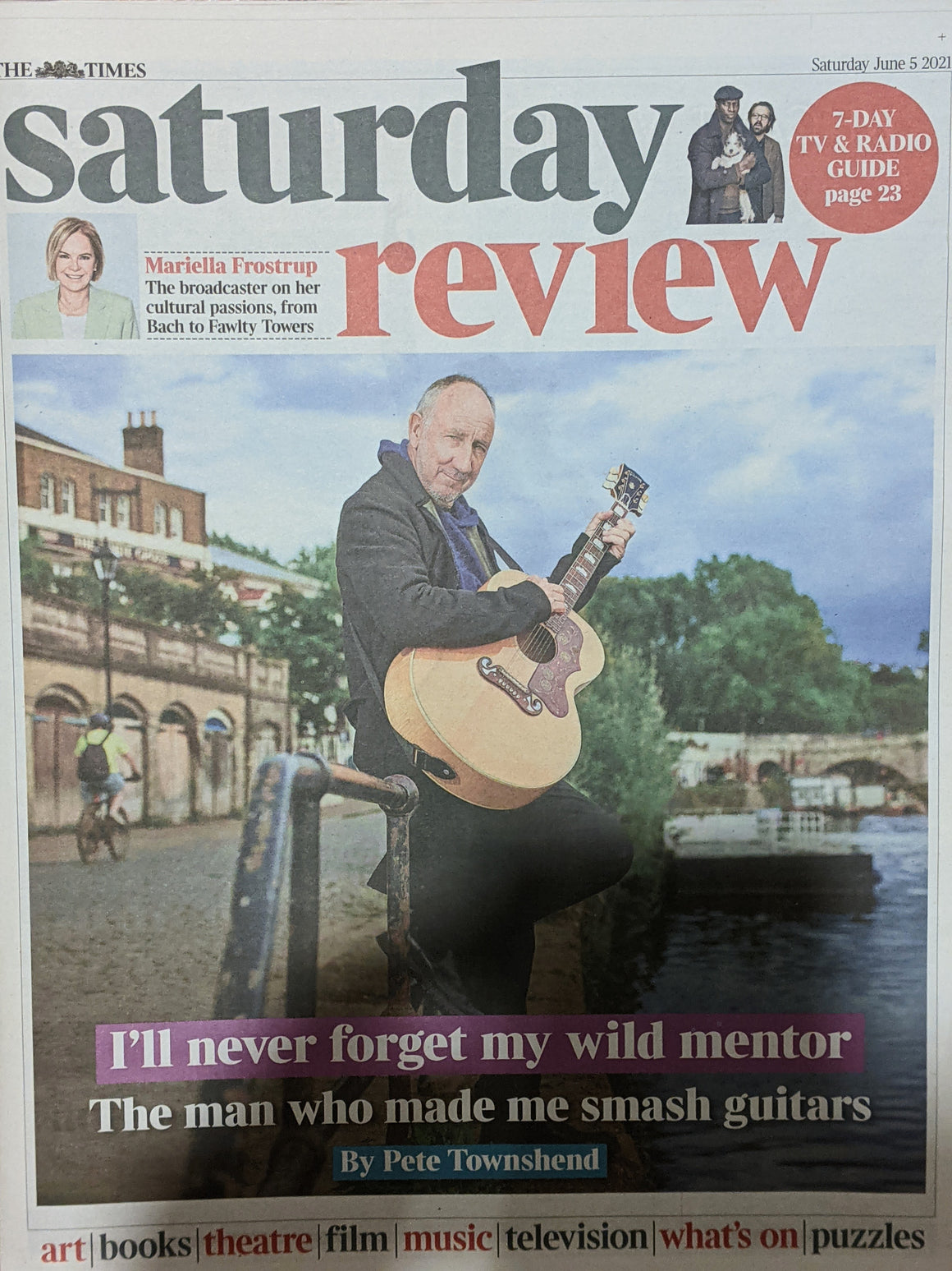 UK Times Review June 2021: PETE TOWNSHEND THE WHO COVER FEATURE
