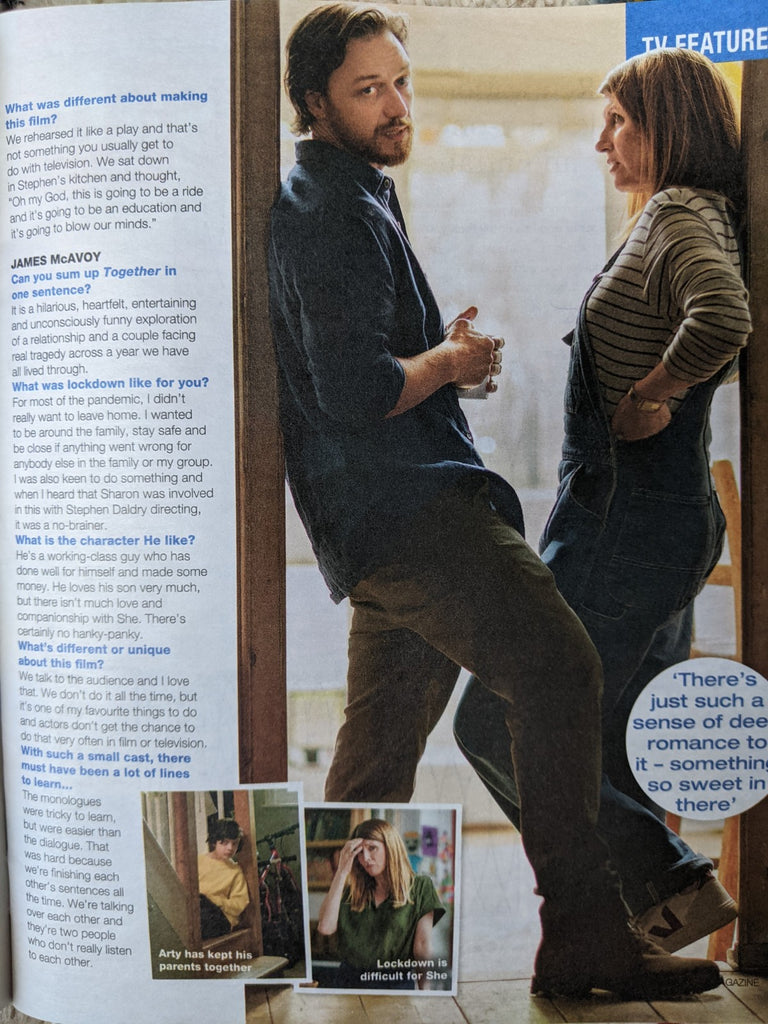 SATURDAY Magazine 06/2021 SHARON HORGAN COVER FEATURE James McAvoy