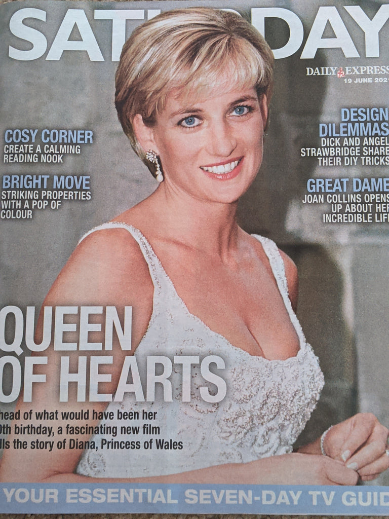 UK SATURDAY Magazine June 2021: PRINCESS DIANA AT 60 COVER FEATURE