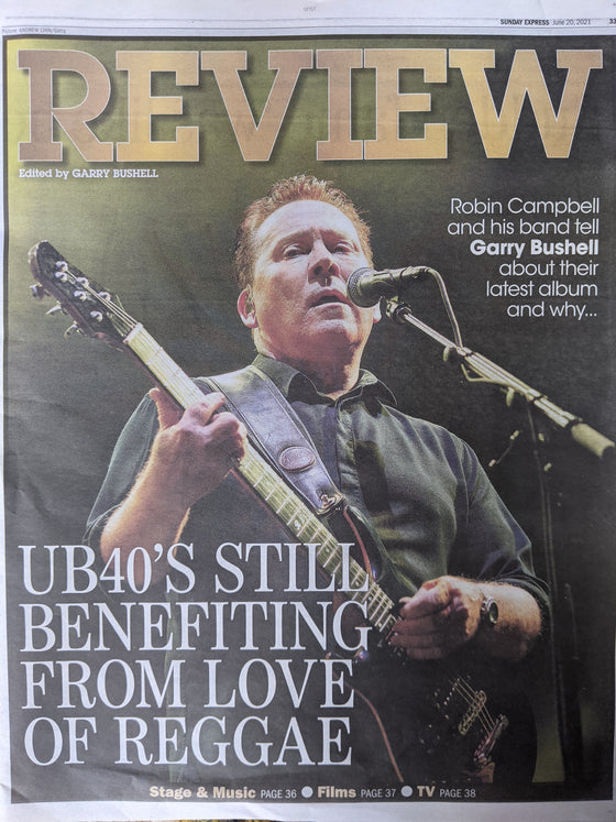 UK Express Review June 2021 Robin Campbell UB40 Cover