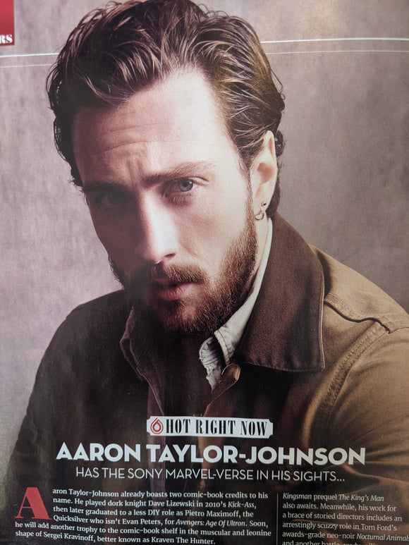UK Total Film Magazine July 2021 Aaron Taylor Johnson Mads Mikkelsen