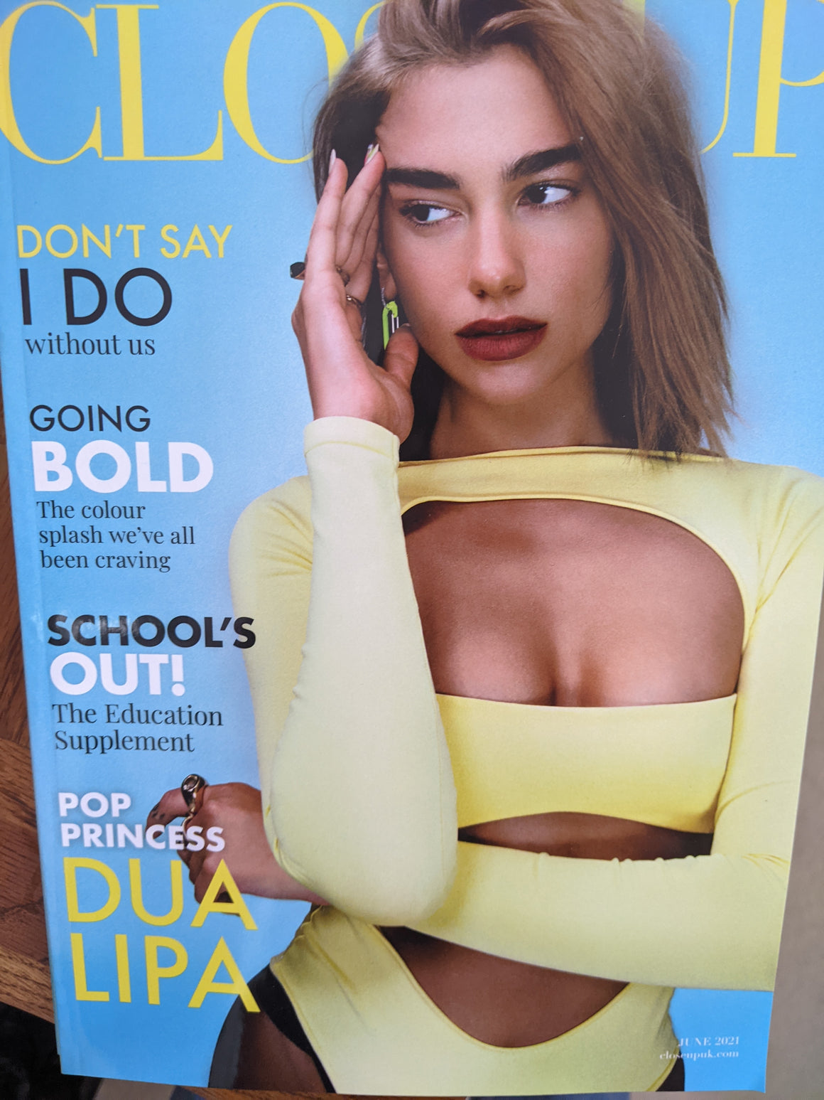 London Close Up Magazine June 2021 Dua Lipa Cover