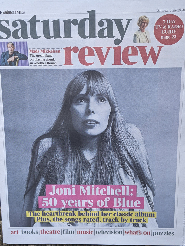 Times Review 26 June 2021 Joni Mitchell 50 Years of Blue