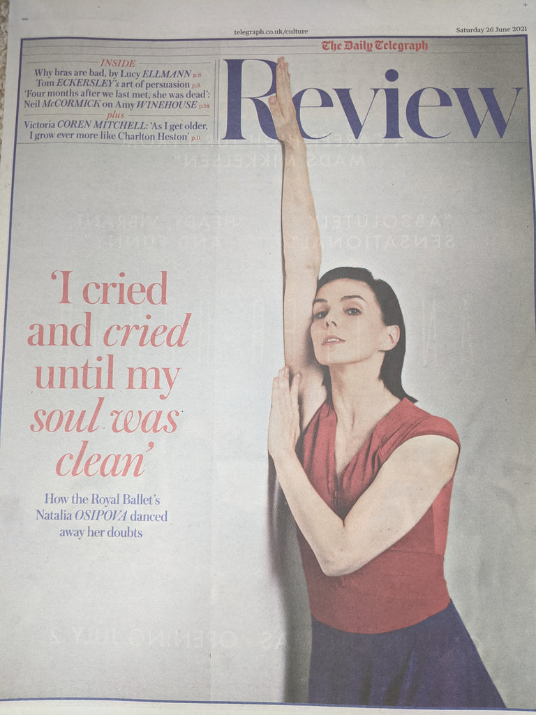 UK TELEGRAPH REVIEW June 2021: NATALIA OSIPOVA COVER FEATURE Amy Winehouse