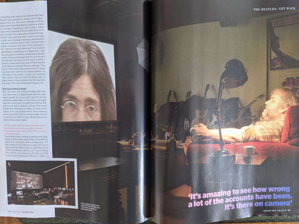 British GQ Magazine August 2021: THE BEATLES Paul McCartney JOHN LENNON