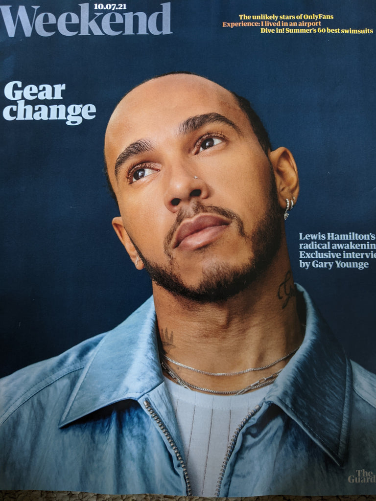 GUARDIAN WEEKEND MAGAZINE - 11th July 2021 Lewis Hamilton Cover