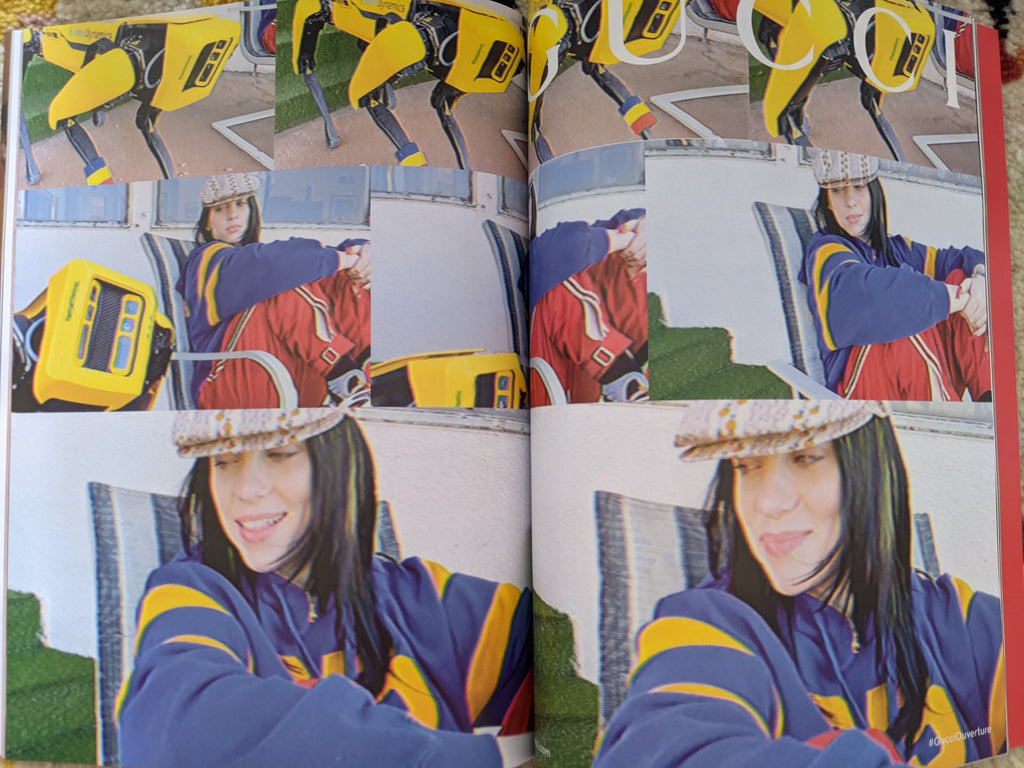 i-D Magazine no.363 Billie Eilish for Gucci spread