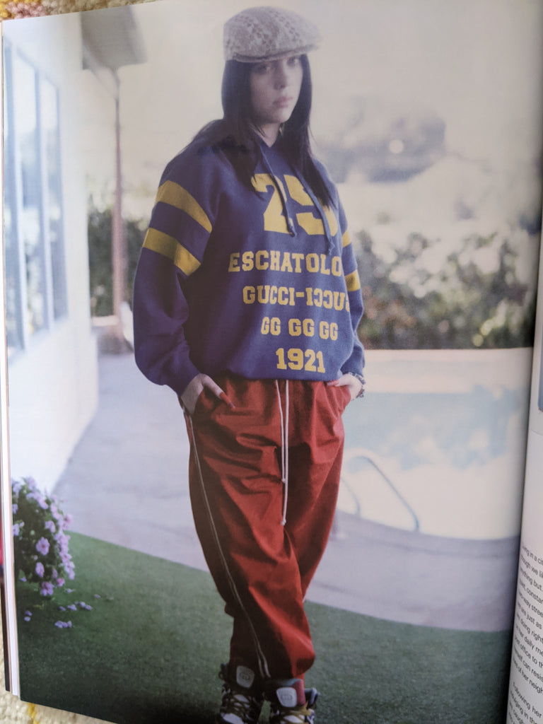 i-D Magazine no.363 Billie Eilish for Gucci spread